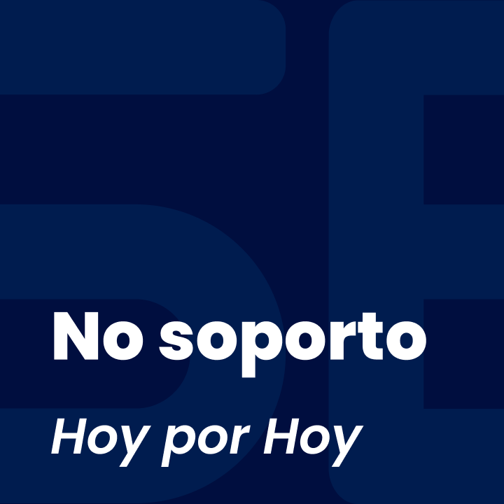 No soporto
