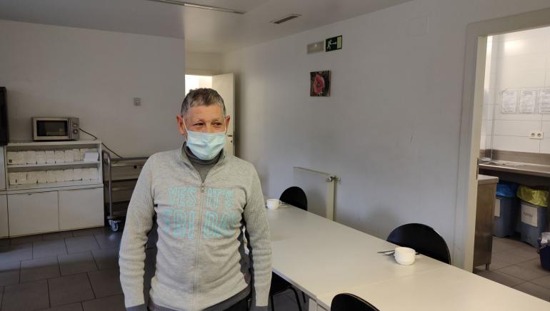 Los centros para personas sin hogar sufren las consecuencias de la pandemia (15/01/2021)