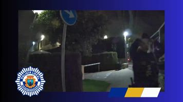 Dispositivo de la Policía Local de Benidorm en la 