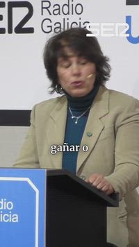 Minuto final de Alba Nogueira no debate da USC