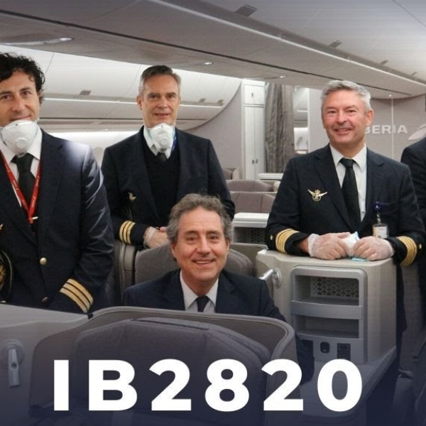 IB2820, el vuelo de 28 horas Madrid-Shanghái-Madrid cargado de material sanitario