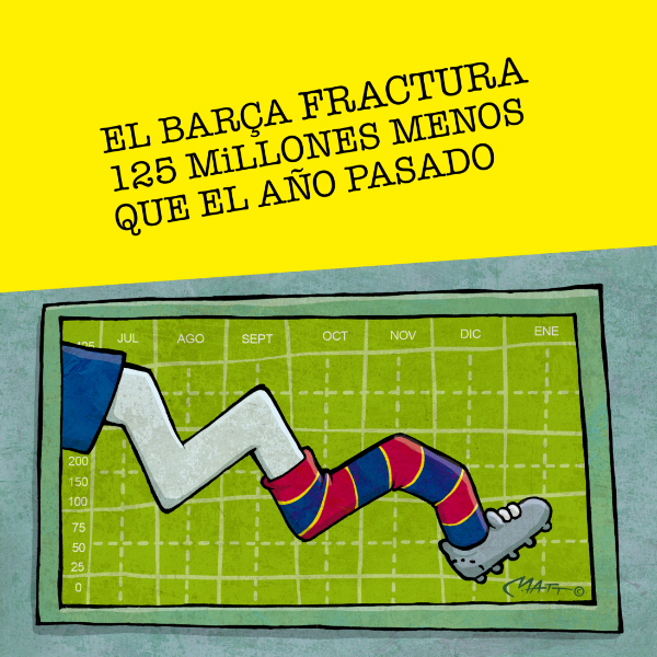 Unidad de Vigilancia Lingüística | El Barça fractura 125 millones menos que el año pasado episode artwork
