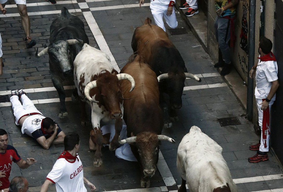 Así ha sido el quinto encierro de San Fermín 2022 velocidad