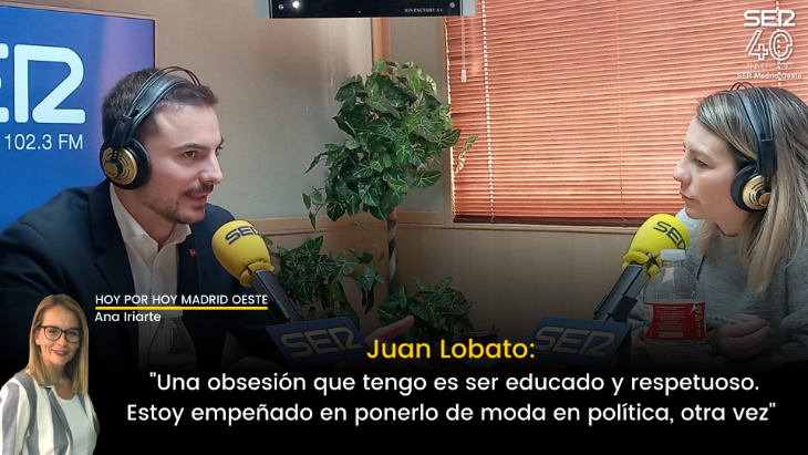 Juan Lobato: "Una obsesión que tengo es ser educado y respetuoso. Estoy empeñado en ponerlo de moda en política, otra vez"