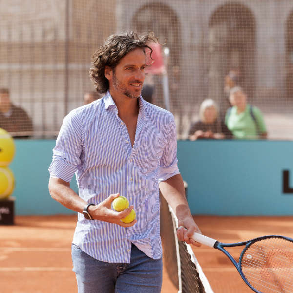 Imagen de Feliciano López, director del Mutua Madrid Open: 