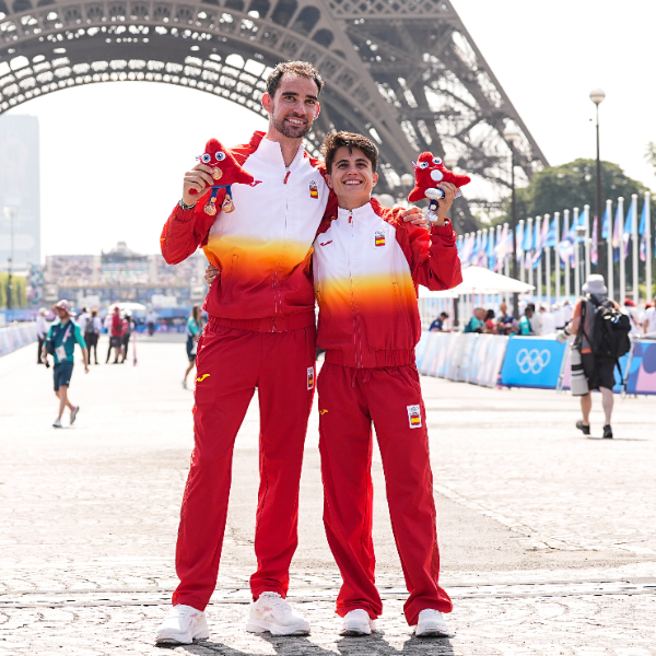 Imagen de María Pérez y Álvaro Martín, medallas en 20km marcha: 
