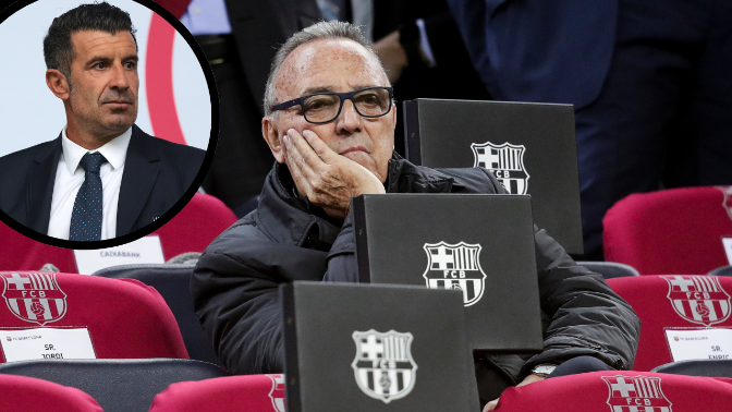 Joan Gaspart: "No saludaré a Luis Figo a la llotja"
