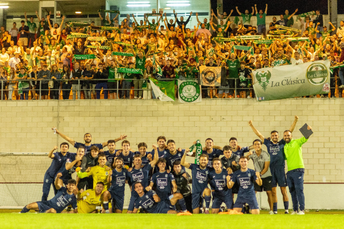 Imagen de Gol del Toledo: Neco hace que su equipo reciba en el Salto del Caballo a un Primera en Copa del Rey (01/10/2025)