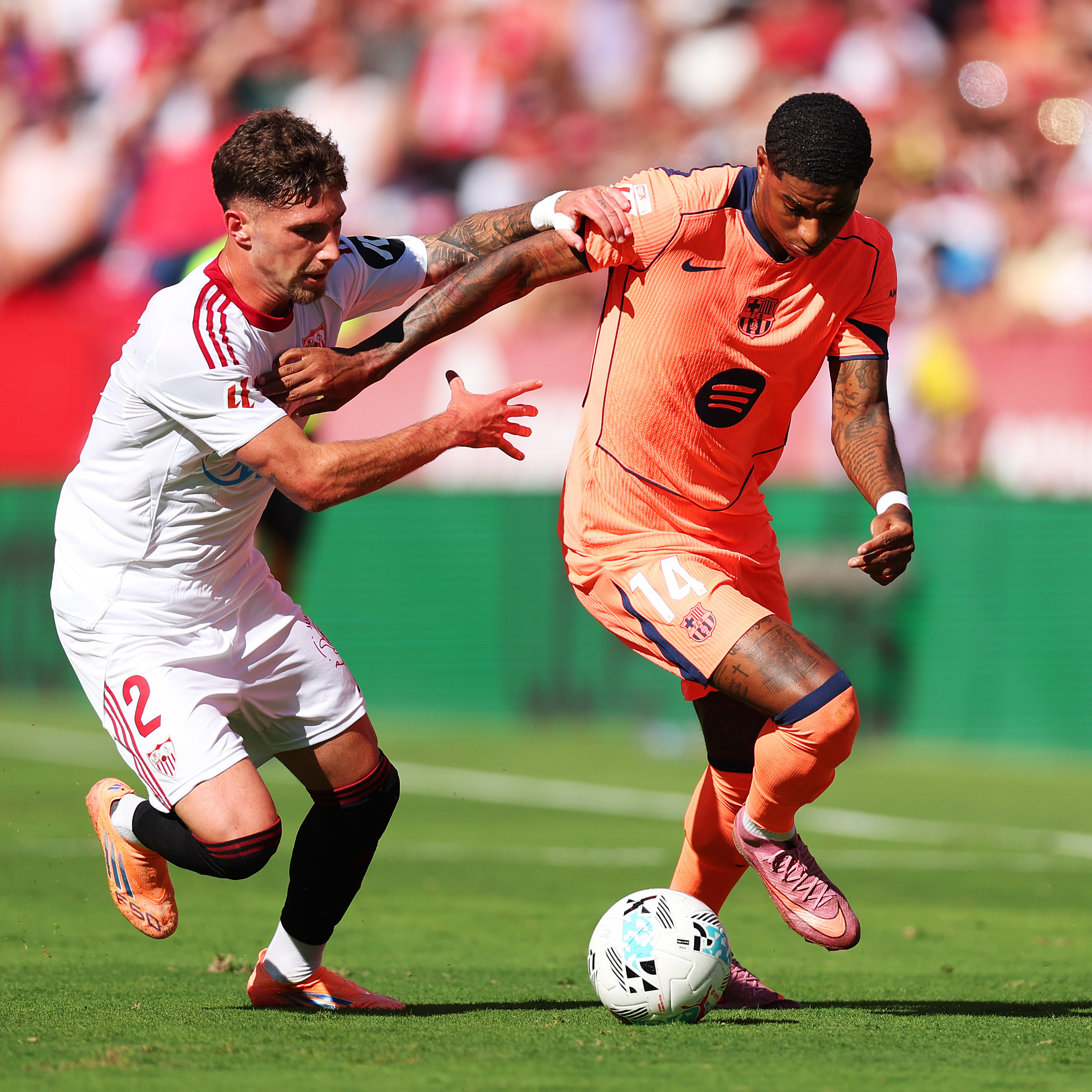 Imagen de LaLiga EA Sports | Sevilla FC 2-1 FC Barcelona | Gol de Marcus Rashford