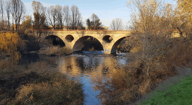 Imagen de José Luis Luque y Santiago Serrano, en HXH Henares por el cierre del Puente del Zulema