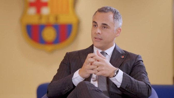 Manel del Río, CEO del Barça: "No està sobre la taula vendre BLM"