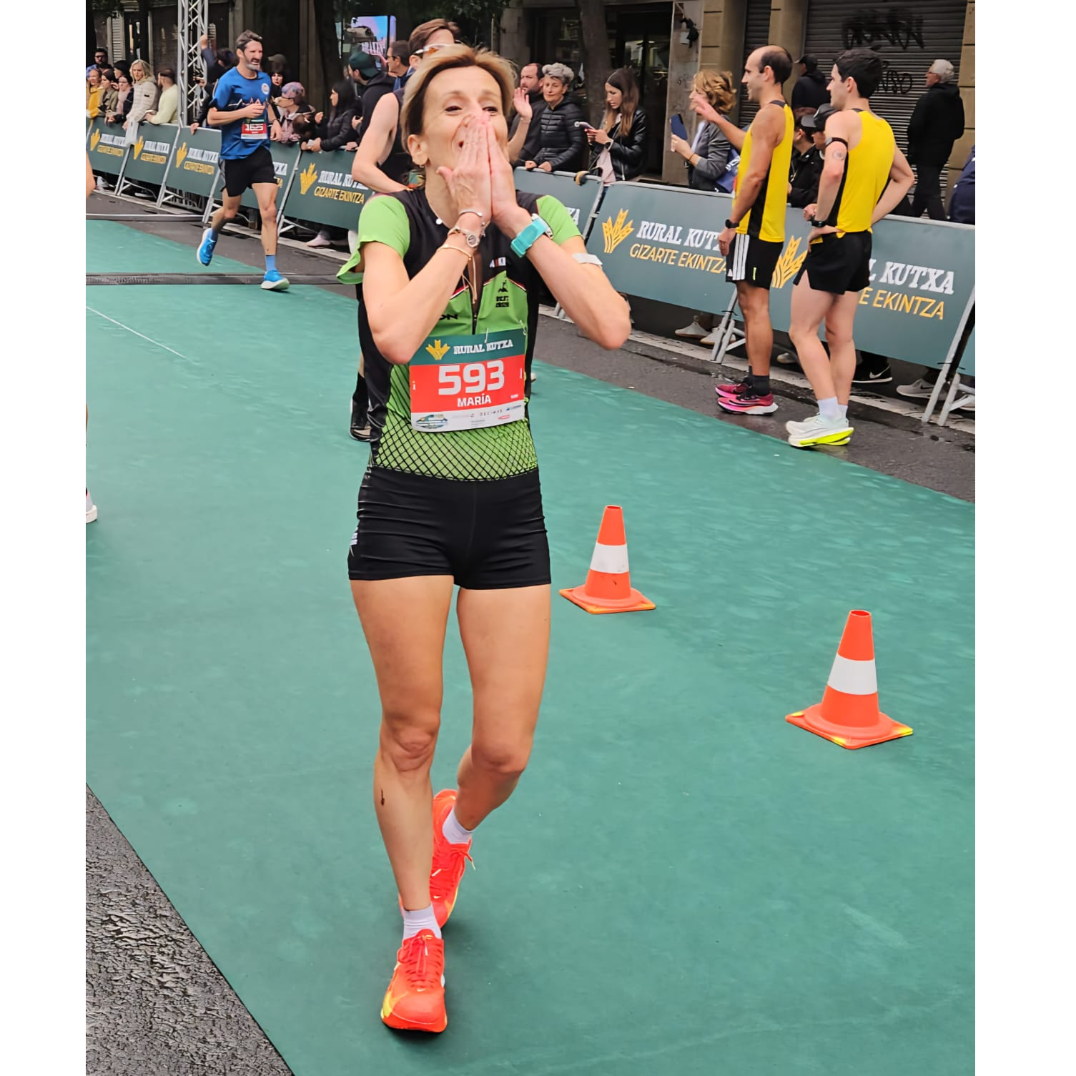 María Velazquez recordwoman nacional y presidenta de la Federación Navarra de Atletismo