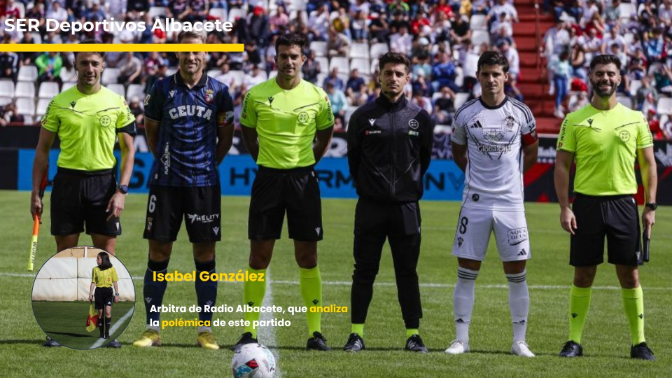 Imagen de El suspenso de Eder Mallo, árbitro del Albacete-Ceuta