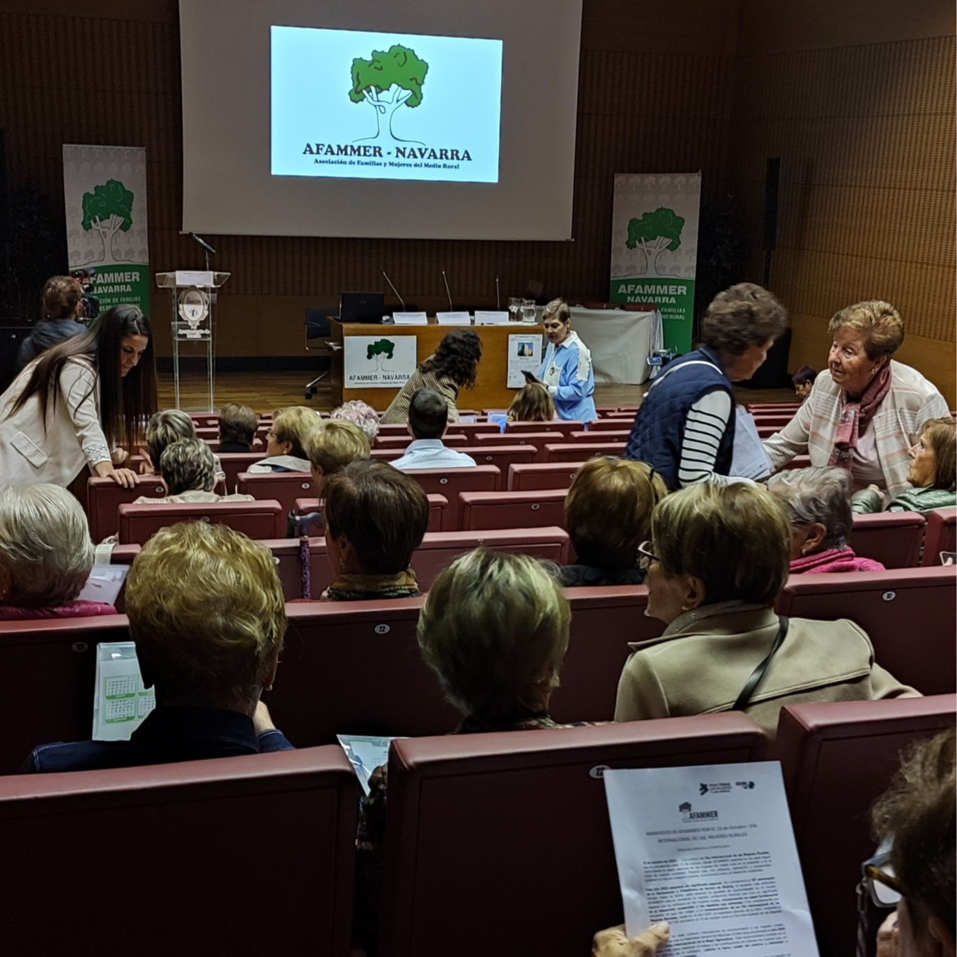 Las mujeres rurales navarras reclaman más peso económico y político