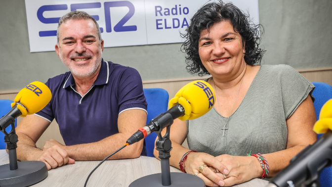 Imagen de Alberto Díez, abogado y mediador y Sara María Fernández, vocal de la delegación ICALI Elda, abogada y mediadora acerca de los cursos de mediación