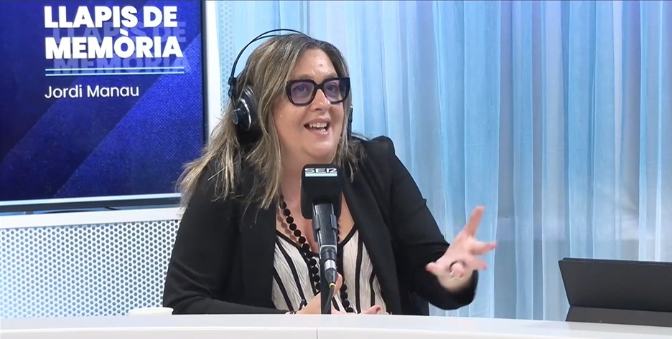 Elena Fort: "Vaig ser inscrita com a soci del Barça abans que al registre civil".