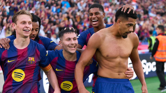 Imagen de LaLiga EA Sports | FC Barcelona 2-1 Girona: Gol de Araújo