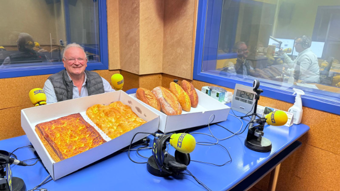 Fernando Oliván, presidente del gremio de panaderos de Huesca