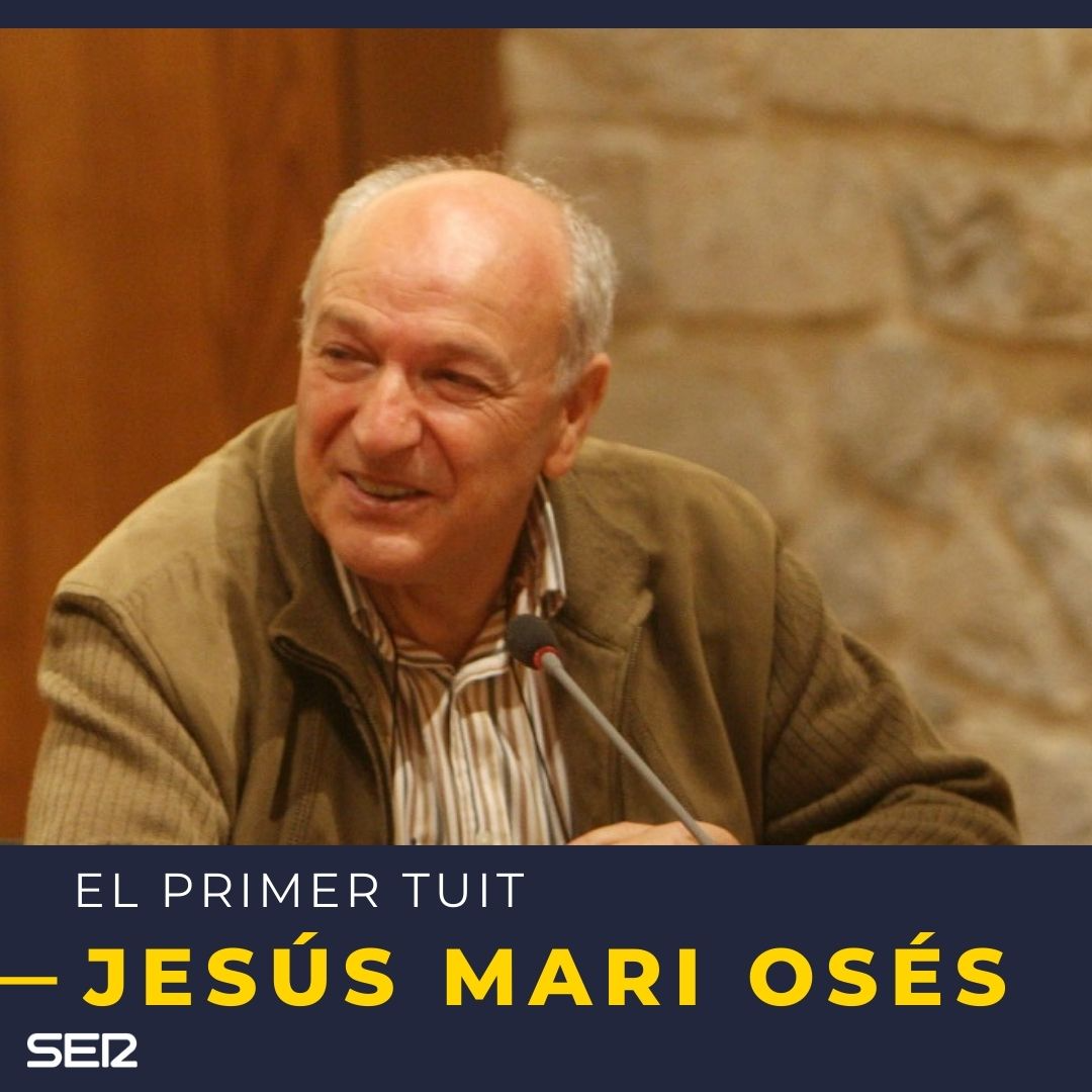 El primer tuit con Jesús Mari Osés, sociólogo