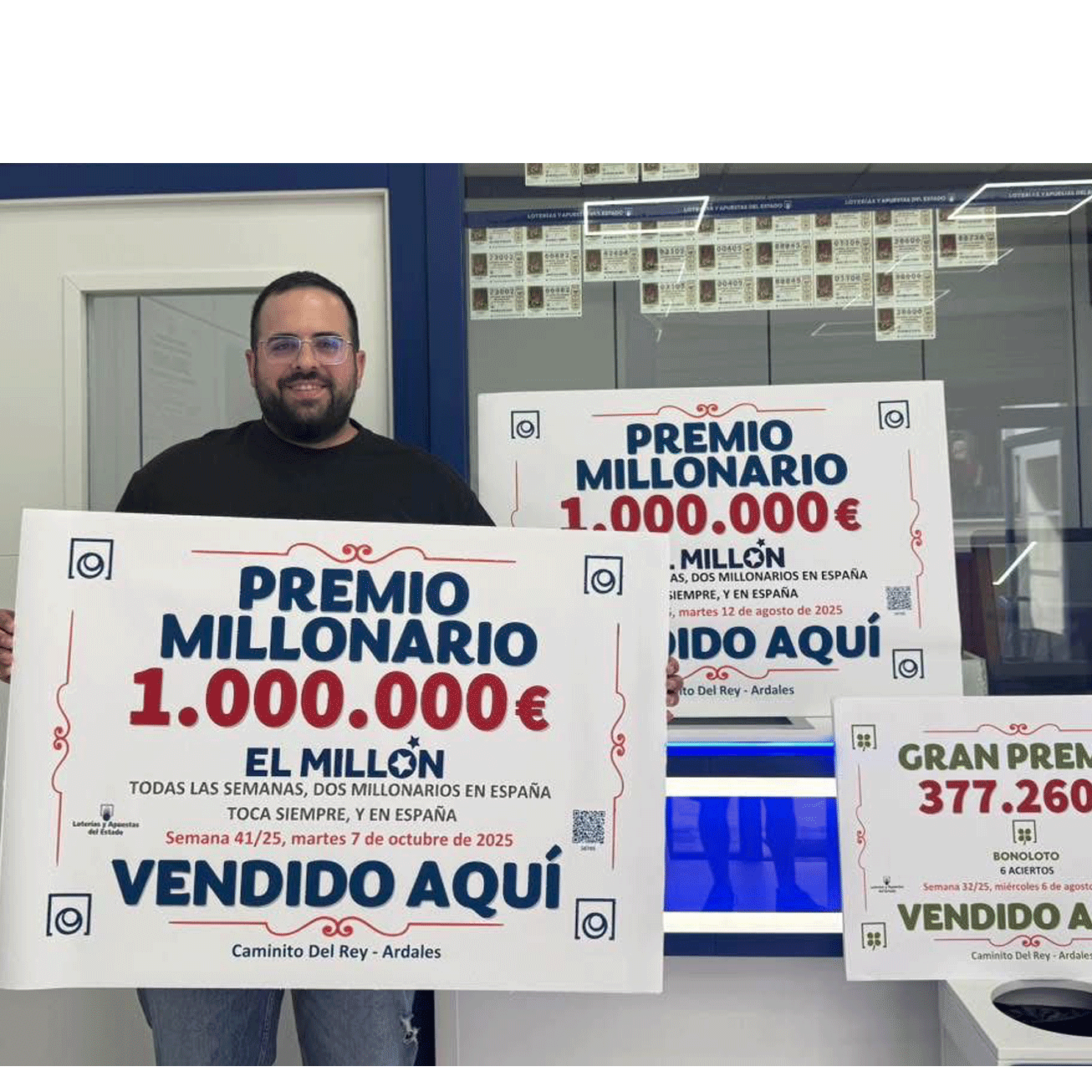 Imagen de Entrevista Administración de Loterías Ardales sobre la lluvia de premios
