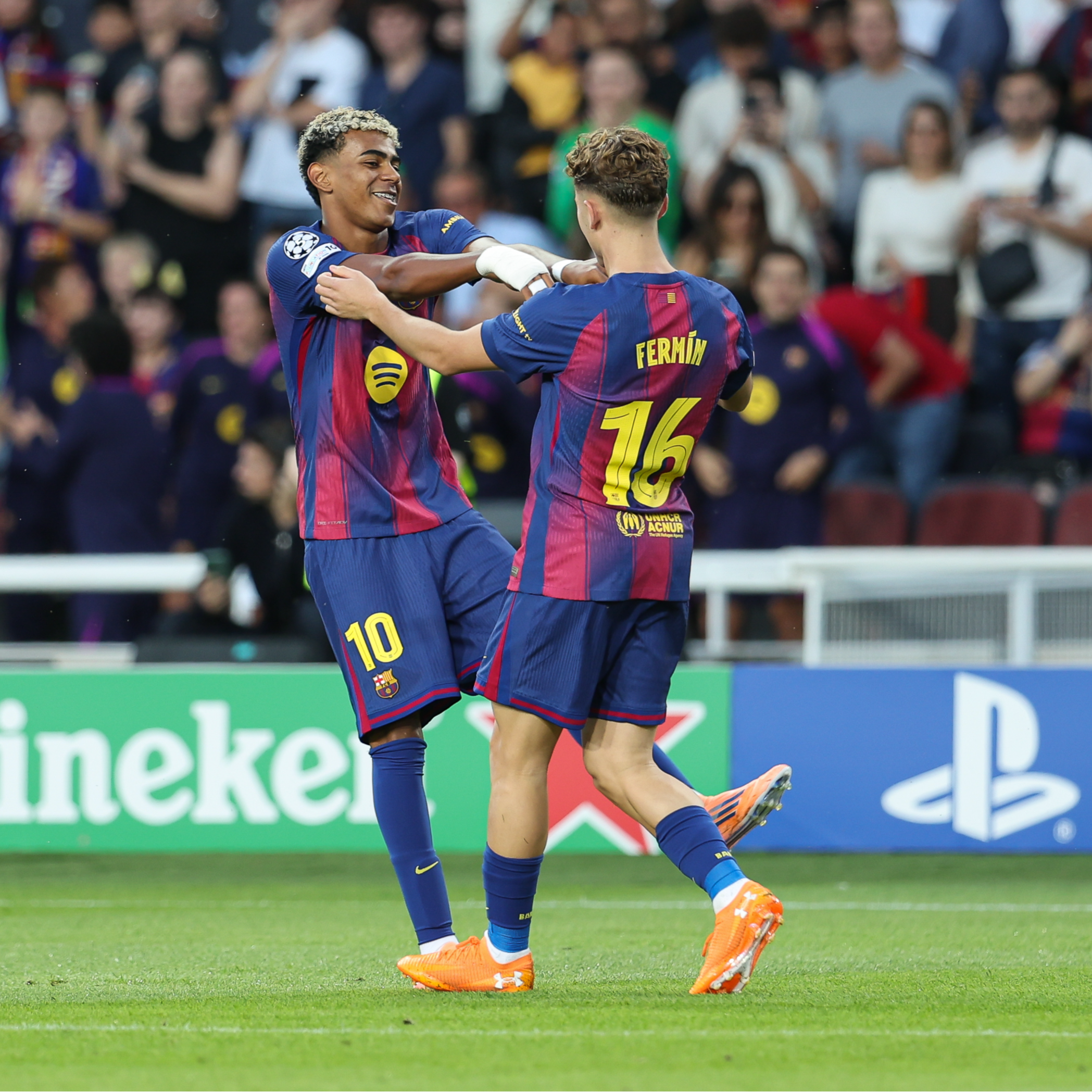 Imagen de Champions League I FC Barcelona 2-0 Olympiakos I Gol de Fermín López
