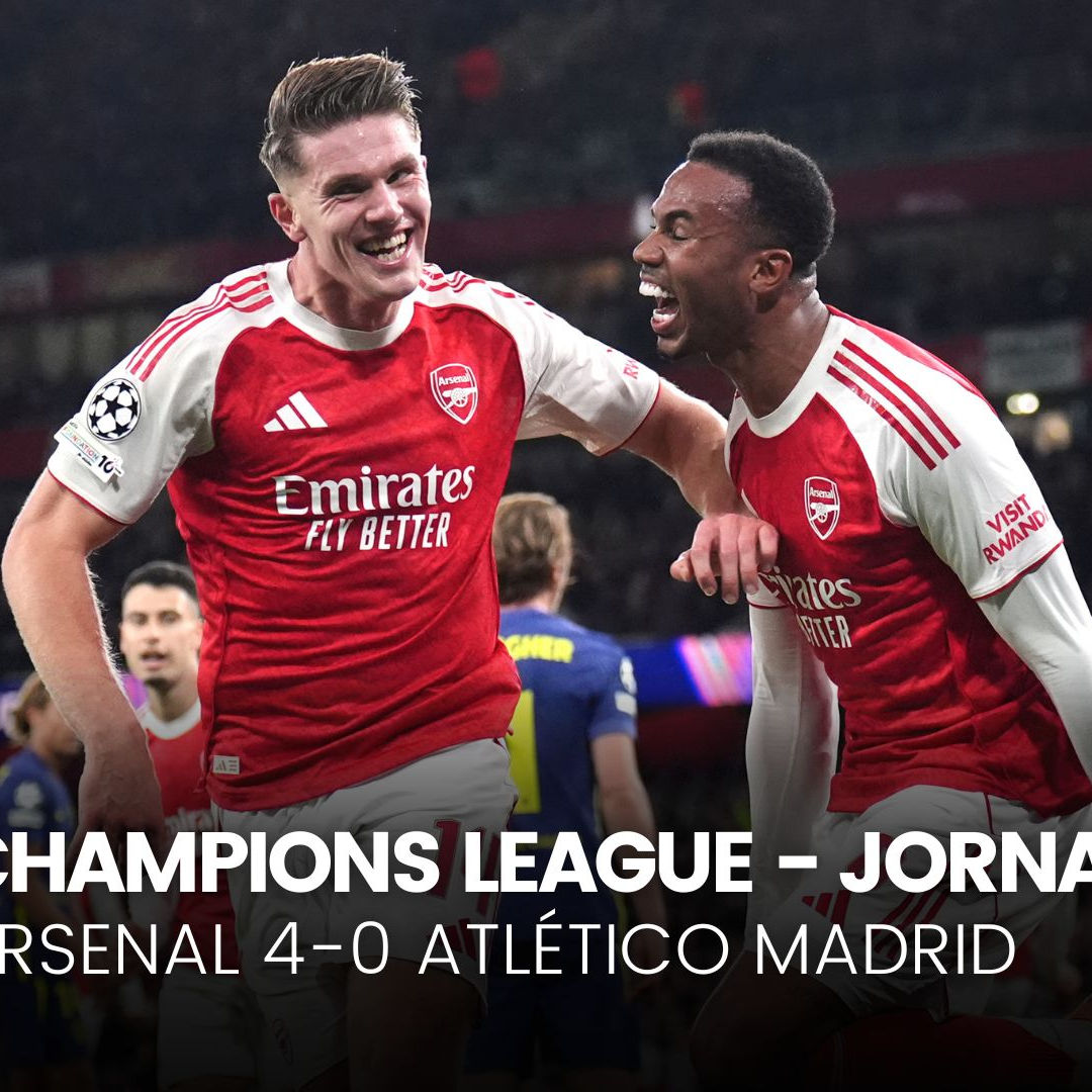 Imagen de Los goles del Arsenal 4 - 0 Atlético | Rojiblancos visitan al dentista en Londres