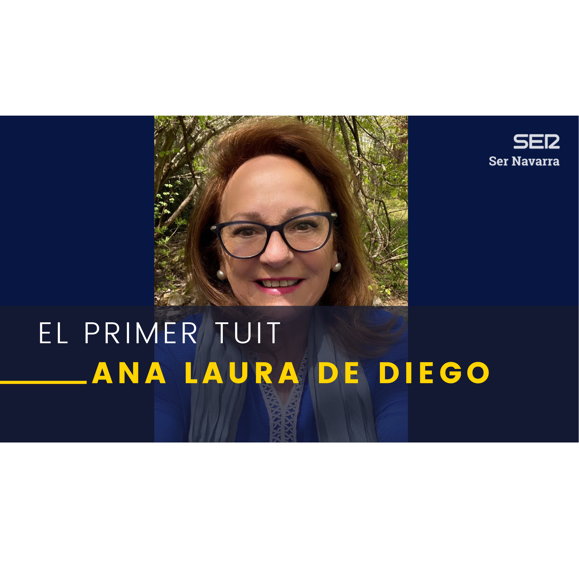 El primer tuit con la periodista Ana Laura de Diego