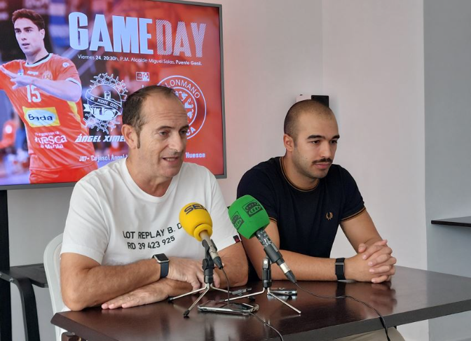 José Nolasco en la previa de la visita del Bada Huesca a Puente Genil