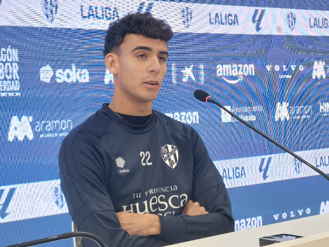 Escucha lo más destacado de las declaraciones de Ángel Pérez, jugador de la SD Huesca Escucha lo más destacado de las declaraciones de Ángel Pérez, jugador de la SD Huesca