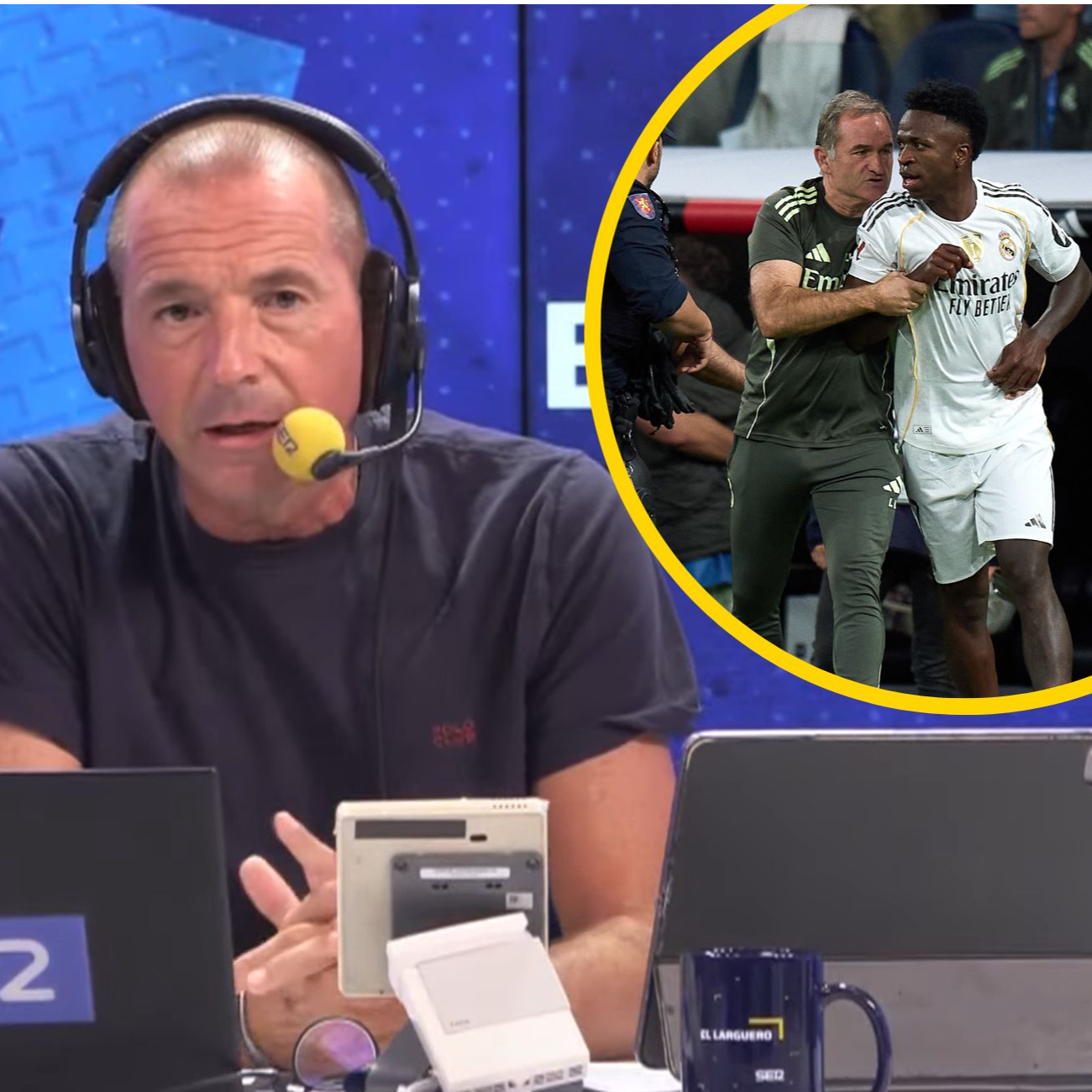 La opinión de Manu Carreño | Manu Carreño explica el "conflicto de intereses" que ha provocado el pulso entre Vinicius y Xabi Alonso en el Real Madrid La opinión de Manu Carreño | Manu Carreño explica el "conflicto de intereses" que ha provocado el pulso entre Vinicius y Xabi Alonso en el Real Madrid