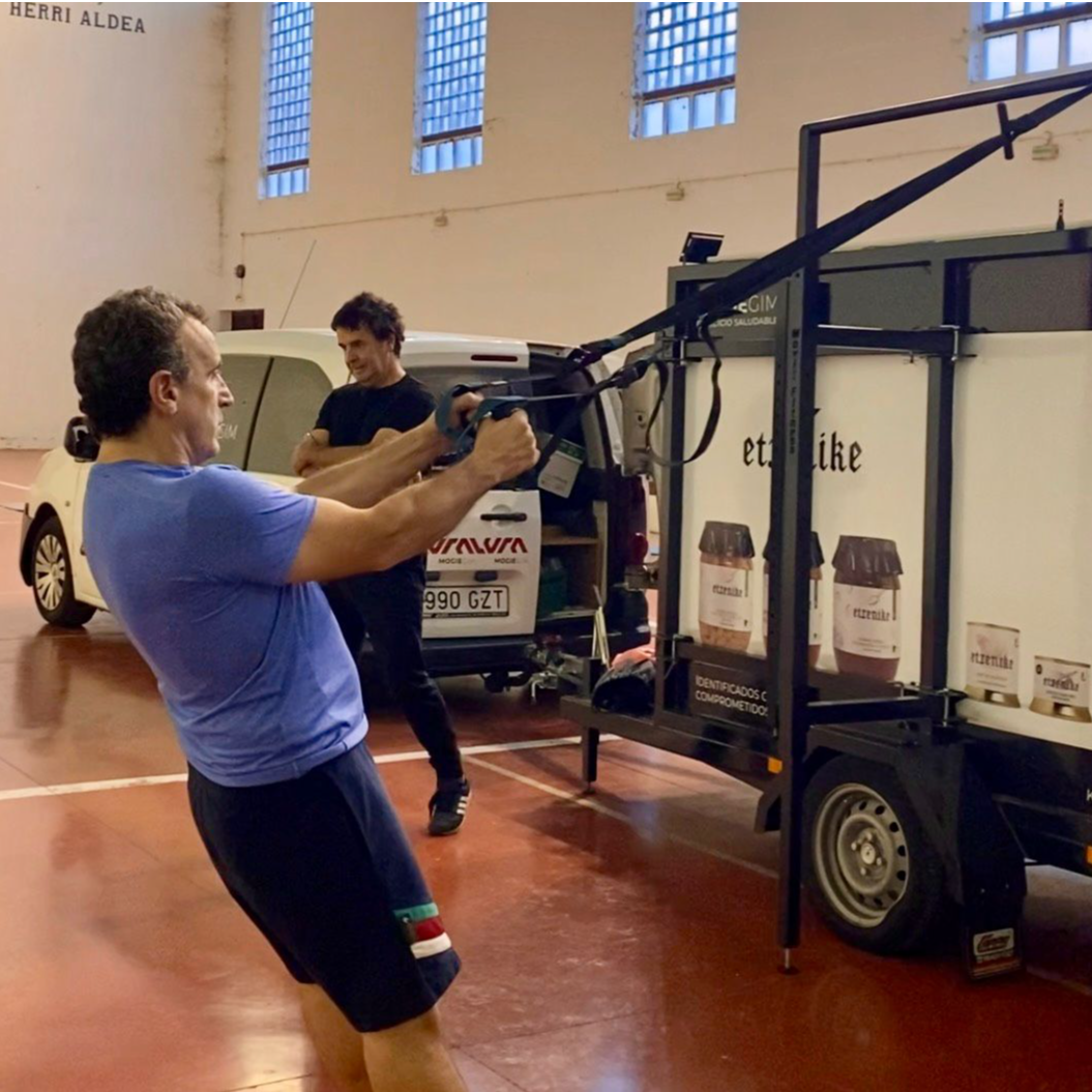 Imagen de Un gimnasio sobre ruedas para la España vacía