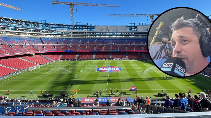 Sique Rodríguez: "El Barça presenta el gran fitxatge d'aquesta temporada: el Camp Nou és espectacular"