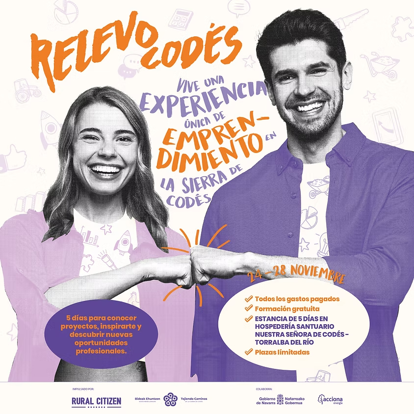 Relevo Codés: experiencia de emprendimiento rural con todos los gastos cubiertos