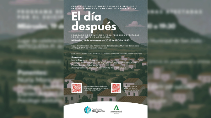 Entrevista Daniel López. Charla-coloquio sobre la posvención del suicidio en Antequera