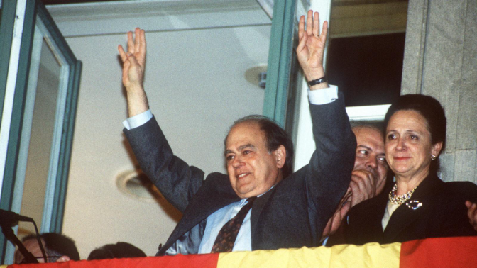 Jordi Pujol se despide de la política en 2003