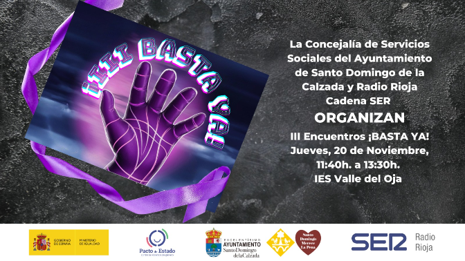 Entrevista con Ainara Gordo, concejala de Igualdad en Santo Domingo de la Calzada sobre los III Encuentros 'Basta ya' (20/11/2025)