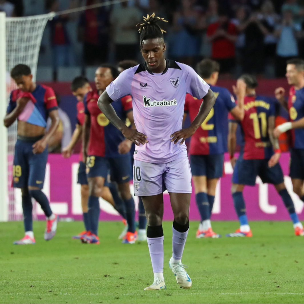 El Sanedrín de El Larguero | Nico Williams y el morbo de su presencia en el Camp Nou: "El recibimiento le tiene que dar exactamente igual" El Sanedrín de El Larguero | Nico Williams y el morbo de su presencia en el Camp Nou: "El recibimiento le tiene que dar exactamente igual"