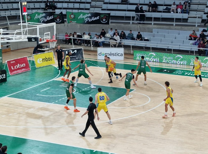 Rafa Sanz satisfecho de la victoria del CB Peñas