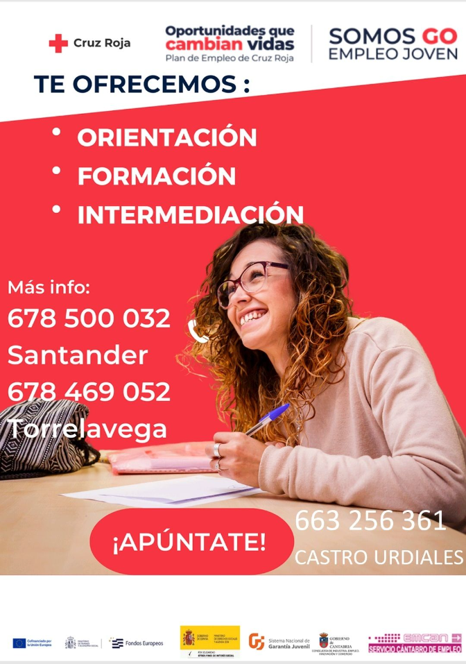 Cruz Roja sigue potenciando sus planes de empleo en Castro Urdiales Cruz Roja sigue potenciando sus planes de empleo en Castro Urdiales
