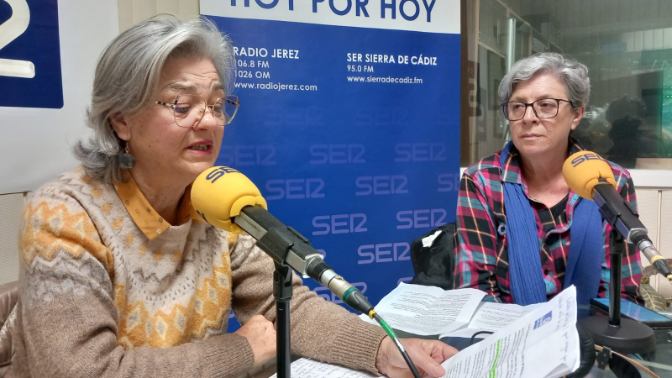 Trini Muñoz y Juana Clá, de Marea Violeta Trini Muñoz y Juana Clá, de Marea Violeta