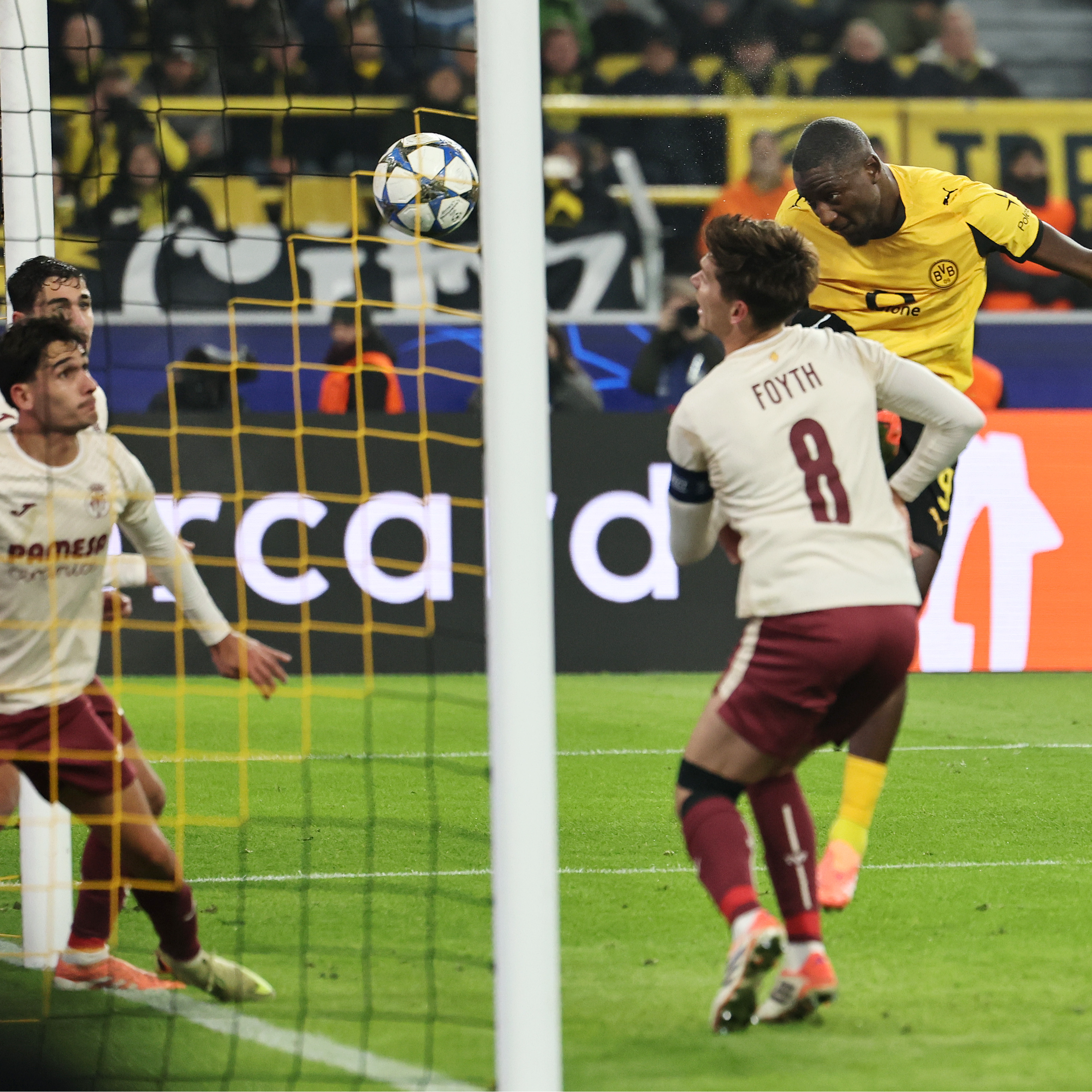 UEFA Champions League I Dortmund 1-0 Villarreal I Gol de Guirassy