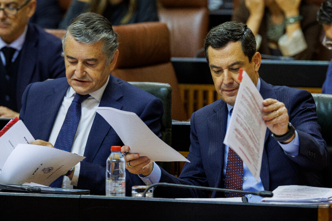 Juan Manuel Moreno: "Vamos a establecer en un acto único todas las pruebas"