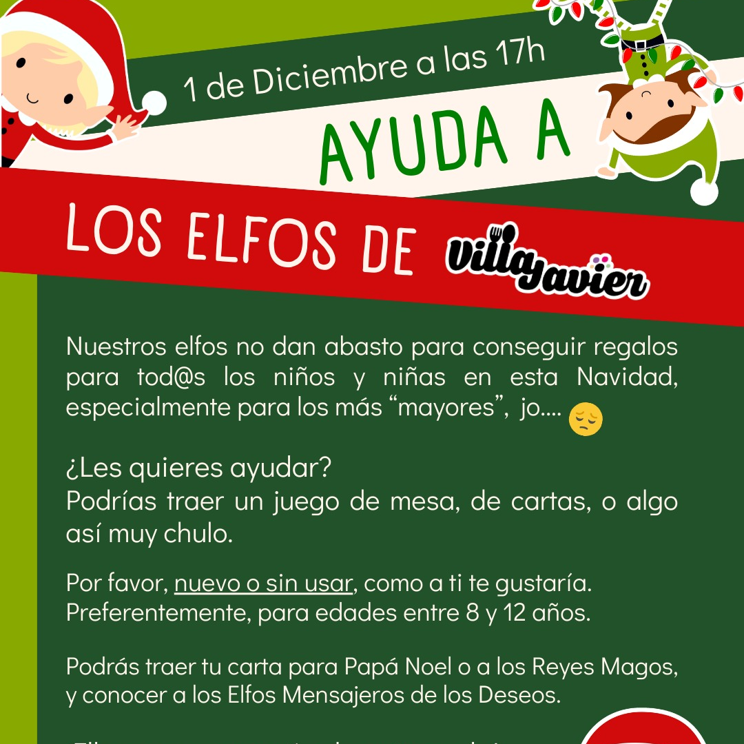 Ayudamos a los Elfos de Villa Javier en Tudela