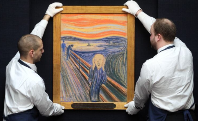 "Mil gracias por la pobre seguridad": así fue como los ladrones de 'El grito' consiguieron mofarse de todo el mundo "Mil gracias por la pobre seguridad": así fue como los ladrones de 'El grito' consiguieron mofarse de todo el mundo