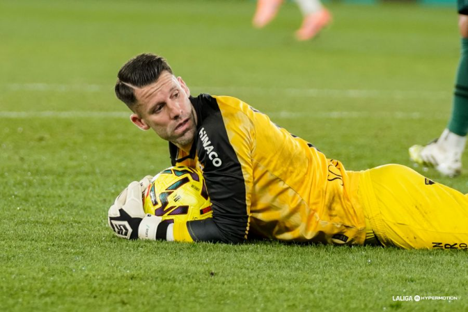 Dani Jiménez valoró el empate de la SD Huesca en Almería Dani Jiménez valoró el empate de la SD Huesca en Almería