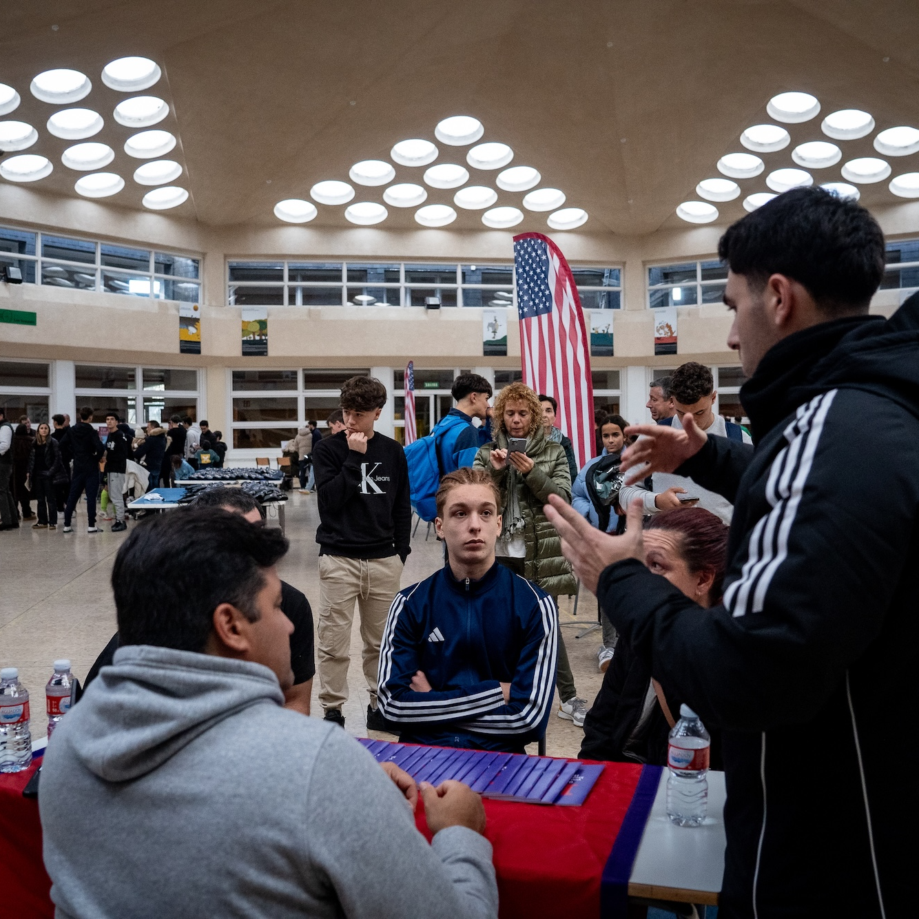Institutos de Estados Unidos buscan talento deportivo en el sur de Madrid para ofrecer becas académicas