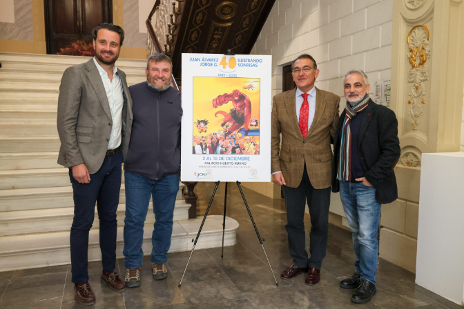Juan Álvarez y Jorge G cumplen “40 años ilustrando sonrisas”