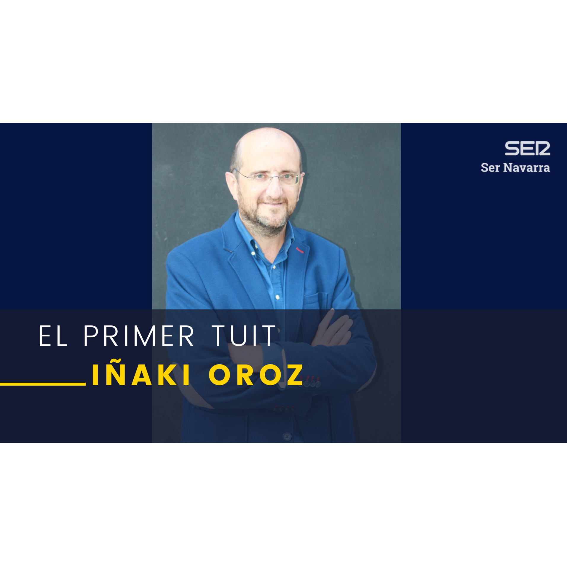 El primer tuit, con Iñaki Oroz, consultor