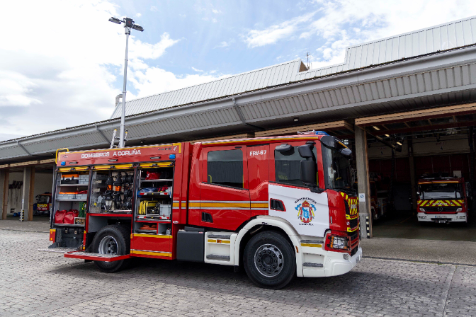 Honorino Raña, portavoz de los Bomberos comarcales de la Provincia de A Coruña