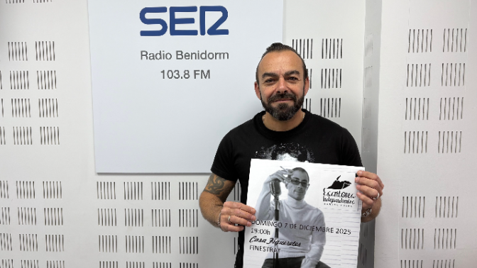 El poeta Óscar Martín llega a Finestrat de la mano de Escritores Independientes Marina Baixa